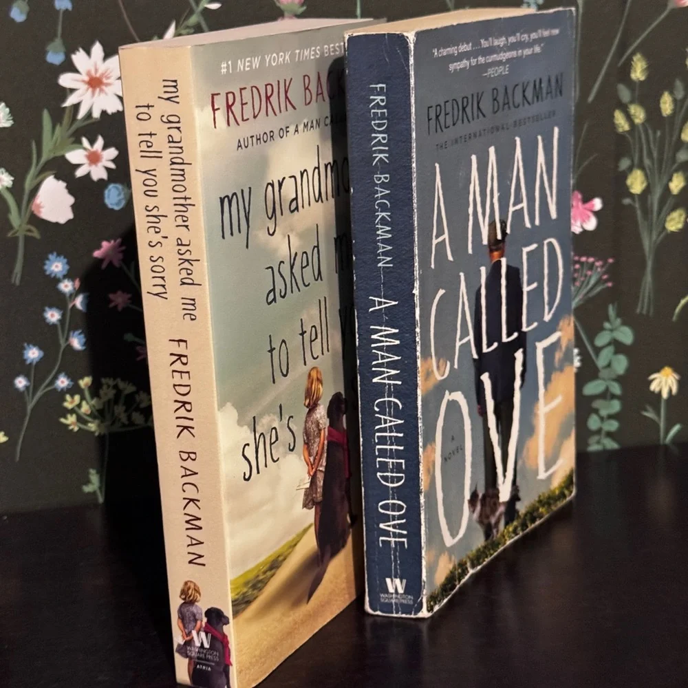 Fredrik Backman paperback Book Set - ‘A Man Called Ove’ and ‘My Grandmother..’